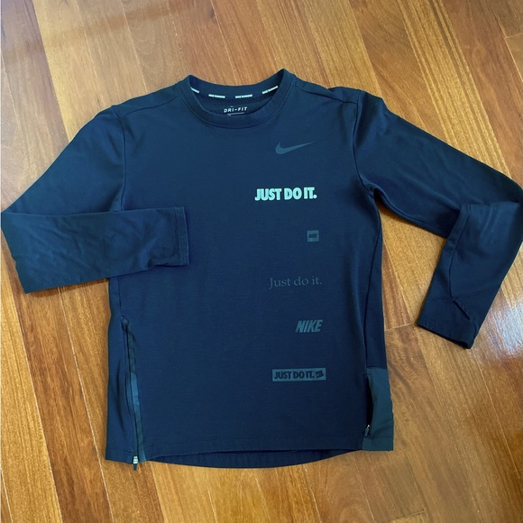 NIKE Therma Sphere Element Men's Running Top Black Sweater Sweatshirt DRI FIT